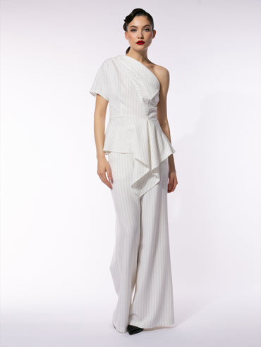 Bluza Grace Larisa Dragna cu peplum asimetric Grace Asymmetric Peplum Blouse